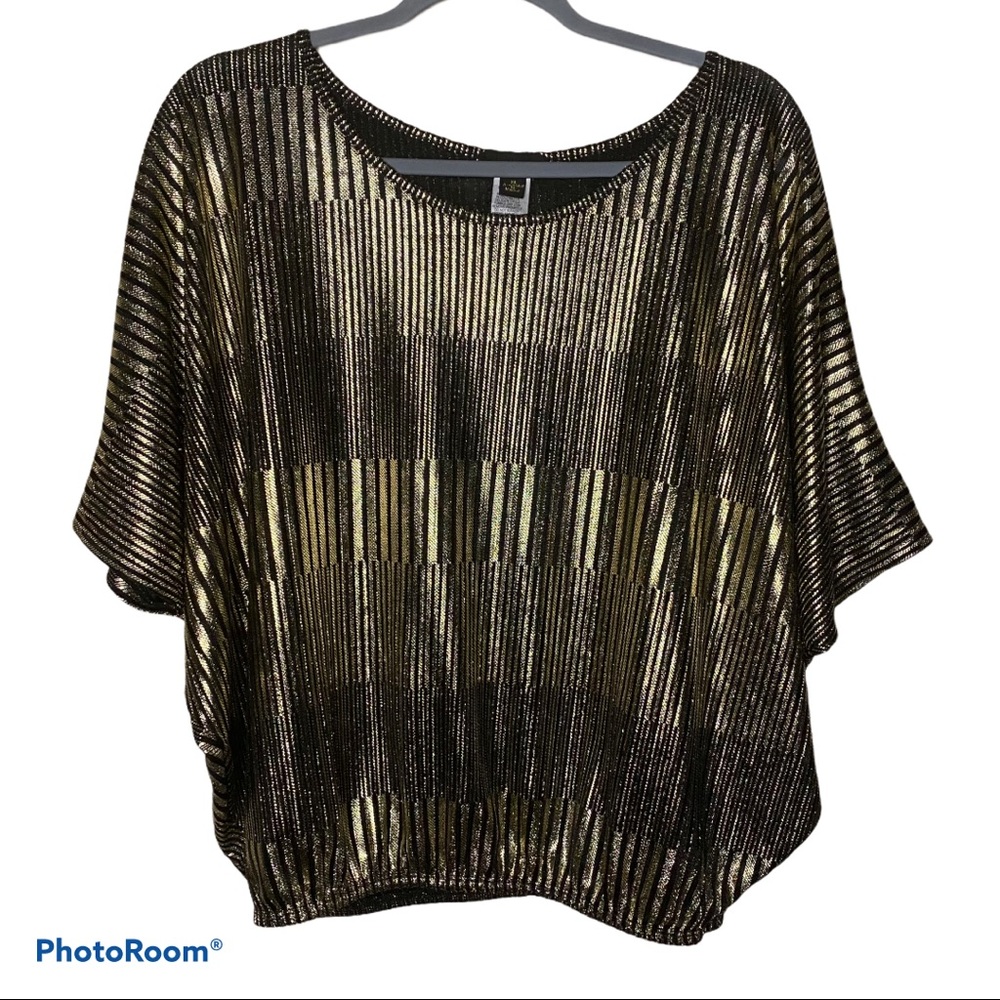Gold Metallic women’s blouse